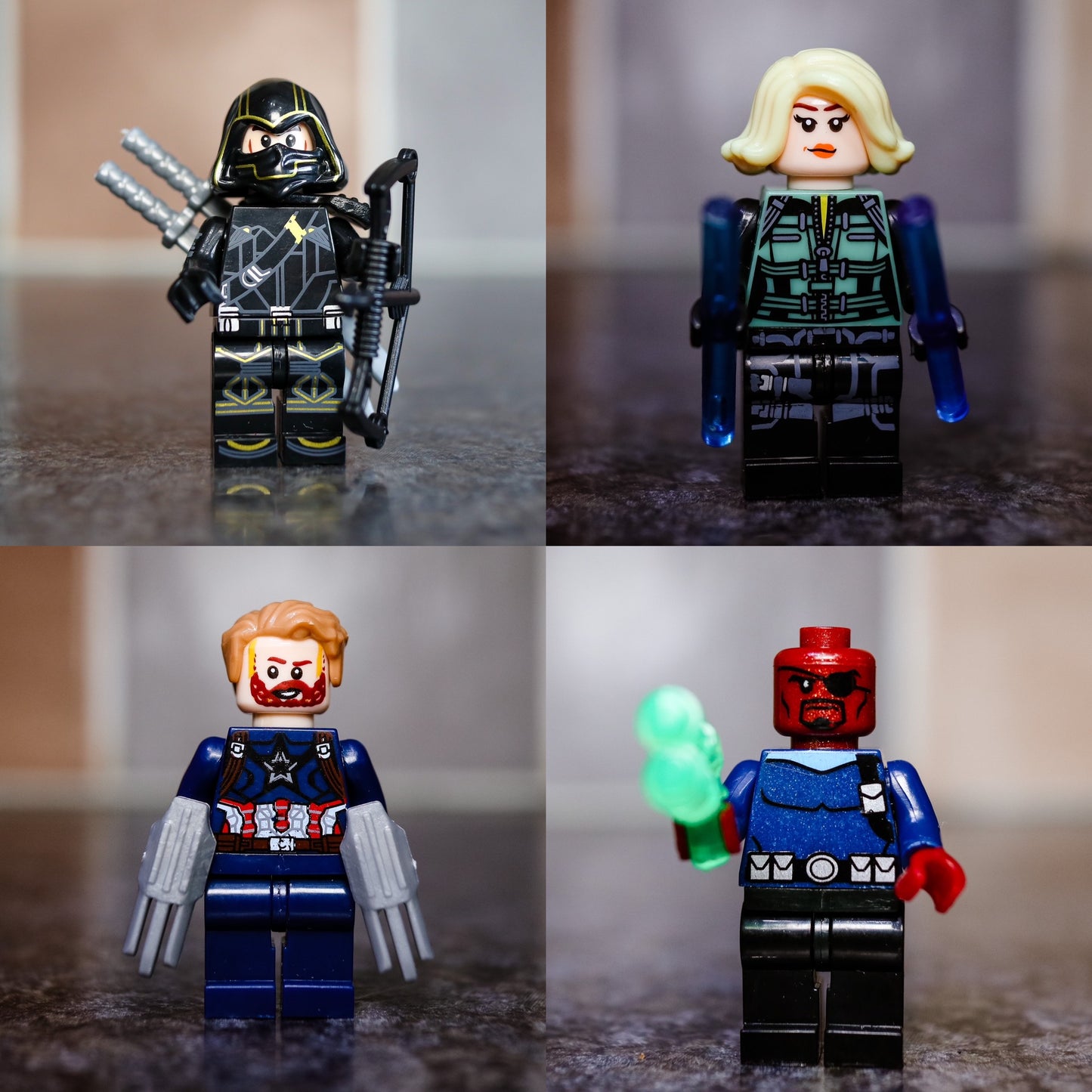 Hero set of 4