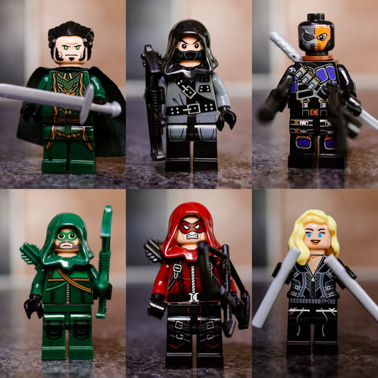 Green Bowman Crew set of 6 (set 1)