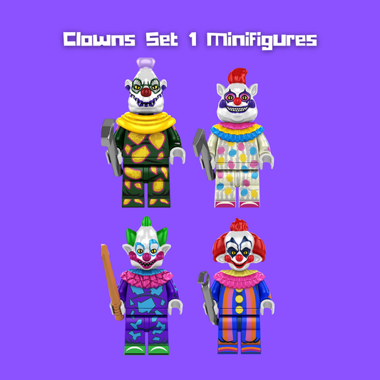 Killer Clowns Minifigures Set 1