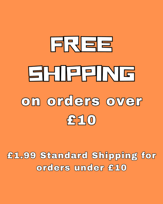 .FREE SHIPPING! on orders over £10. £1.99 Standard Shipping for orders under £10